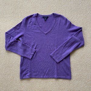 Lands End Purple Sweater
